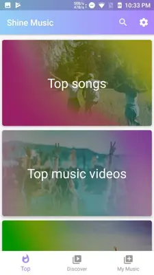 Shine Music android App screenshot 2